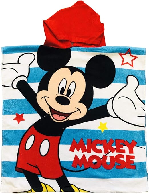 mickey mouse poncho towel