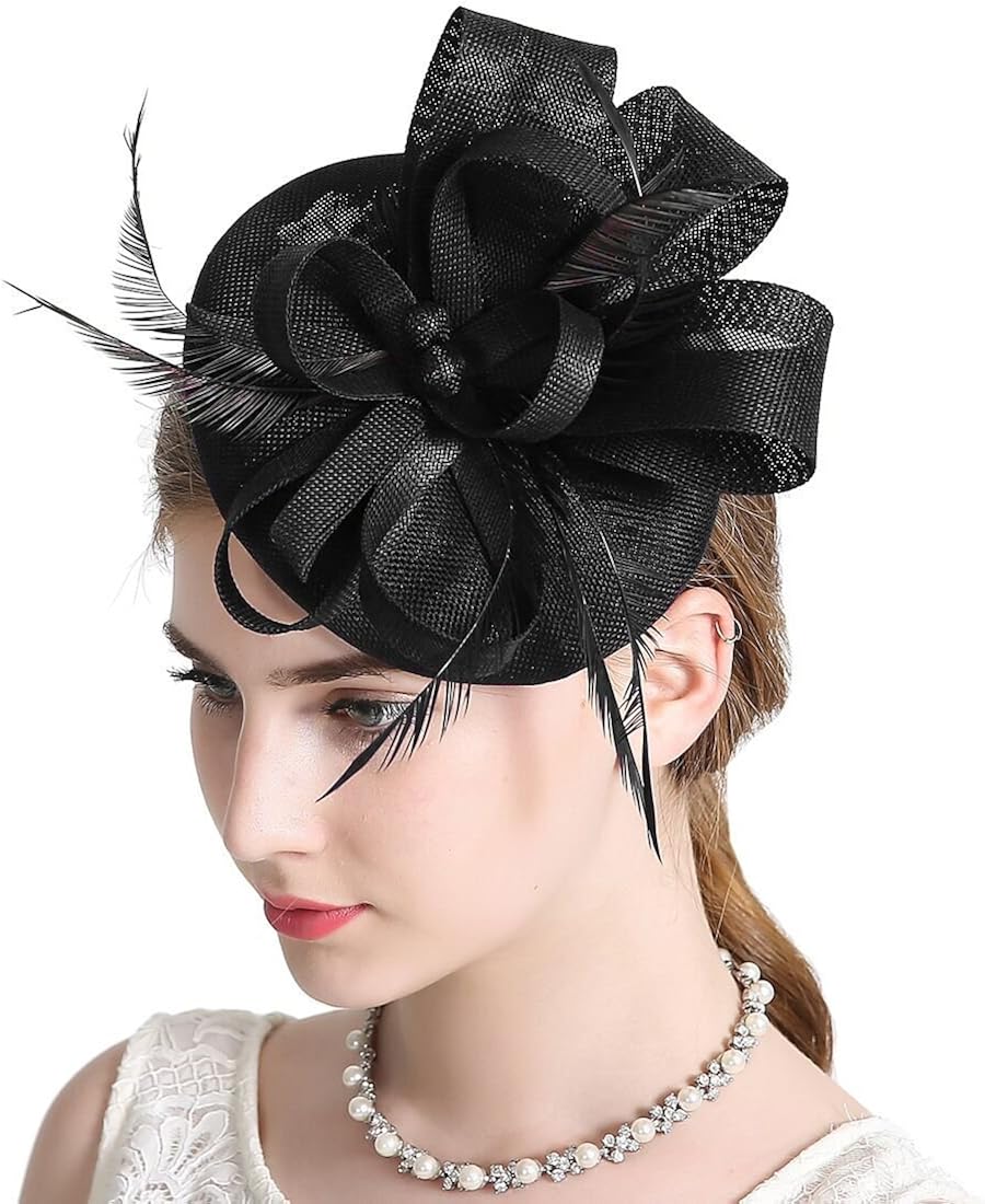 pale pink fascinator hat