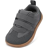 STQ KIDS Toddler Wide Toe Box Shoes:Boys Barefoot Shoes Kids Walking Shoes Boy Sneakers Non-Slip Zero Drop Shoes,Toddler First Walking Shoes Comfort Tennis Outdoor Activities