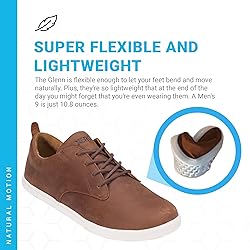 Xero Shoes Men's Glenn Leather Barefoot Dress