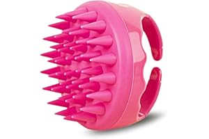 Scalp Massager Shampoo Brush Soft Silicone Scalp Scrubber and Exfoliator for Dandruff Removal Hair Growth Wet Dry Scalp Care 