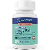 WELMATE Maximum Strength Urinary Pain Relief UTI Medicine for Women, 72 Ct | Phenazopyridine HCl 99.5mg OTC Urinary Symptom Treatment. Fast-Acting Formula Eases Burning, Urgency &amp; Bladder Discomfort.