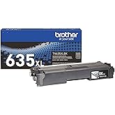 Brother Genuine TN635XLBK High Yield Black Toner Cartridge, 1 Pack | Single pack