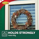 Command Clear Medium Hooks 2 Hooks + 4 Outdoor Strips 900 g Damage-Free view 4