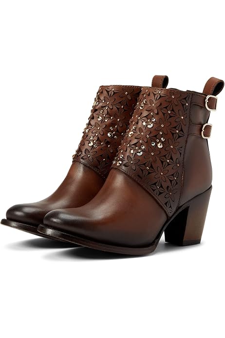 Amazon.com: Cuadra - Botas de piel de avestruz y piel bovino para mujer :  Ropa, Zapatos y Joyería