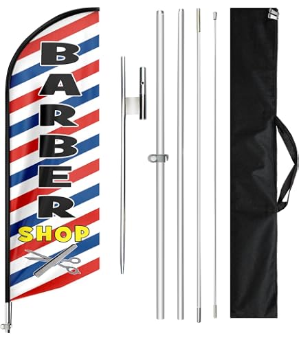 Fried Chicken 15' Feather Banner Swooper Flag Kit with pole+spike