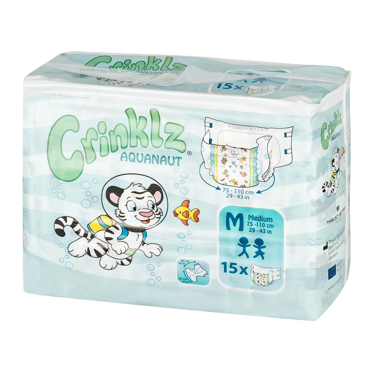 Crinklz Aquanaut - Medium (Pack of 15)