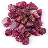 CRYSTALIS Wholesale 100 carats Natural Ruby, Loose Gemstone Bulk Rough Jewelry Making Supply, Chakra & Healing Raw Stones, Wire Wrapping, DIY, Gem Collection