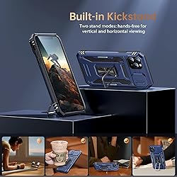 Goodon for iPhone 11 Pro Case with Sliding Camera
