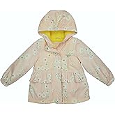 OSHKOSH B'GOSH Toddler/Littile Girls' Midweight Fleece Transitional Jacket, Light Pink, 4