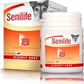 Senilife Cognitive Support Capsules for Senior Dogs, Brain Health &amp; Cognitive Function Supplement, Supports Memory &amp; Mental Alertness, 30 Capsules