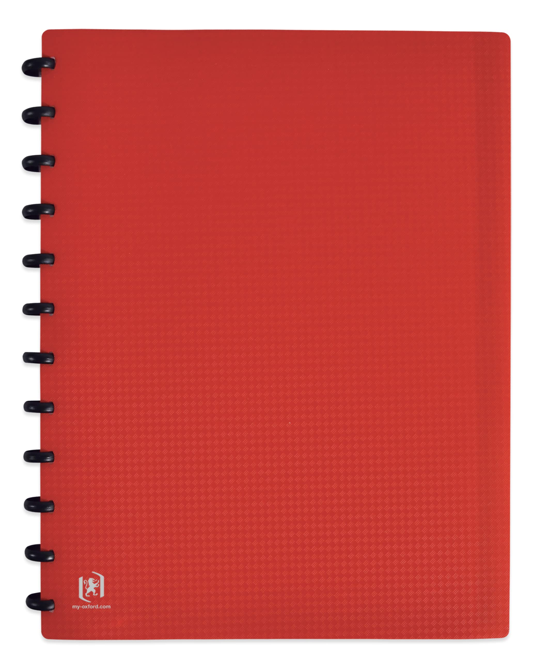 OXFORD Variozip Memphis A4 Document Protector 60 Sheets / 30 Removable Pockets Polypropylene Cover Red