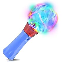 flashing panda meteor storm led changing pattern spinner wand