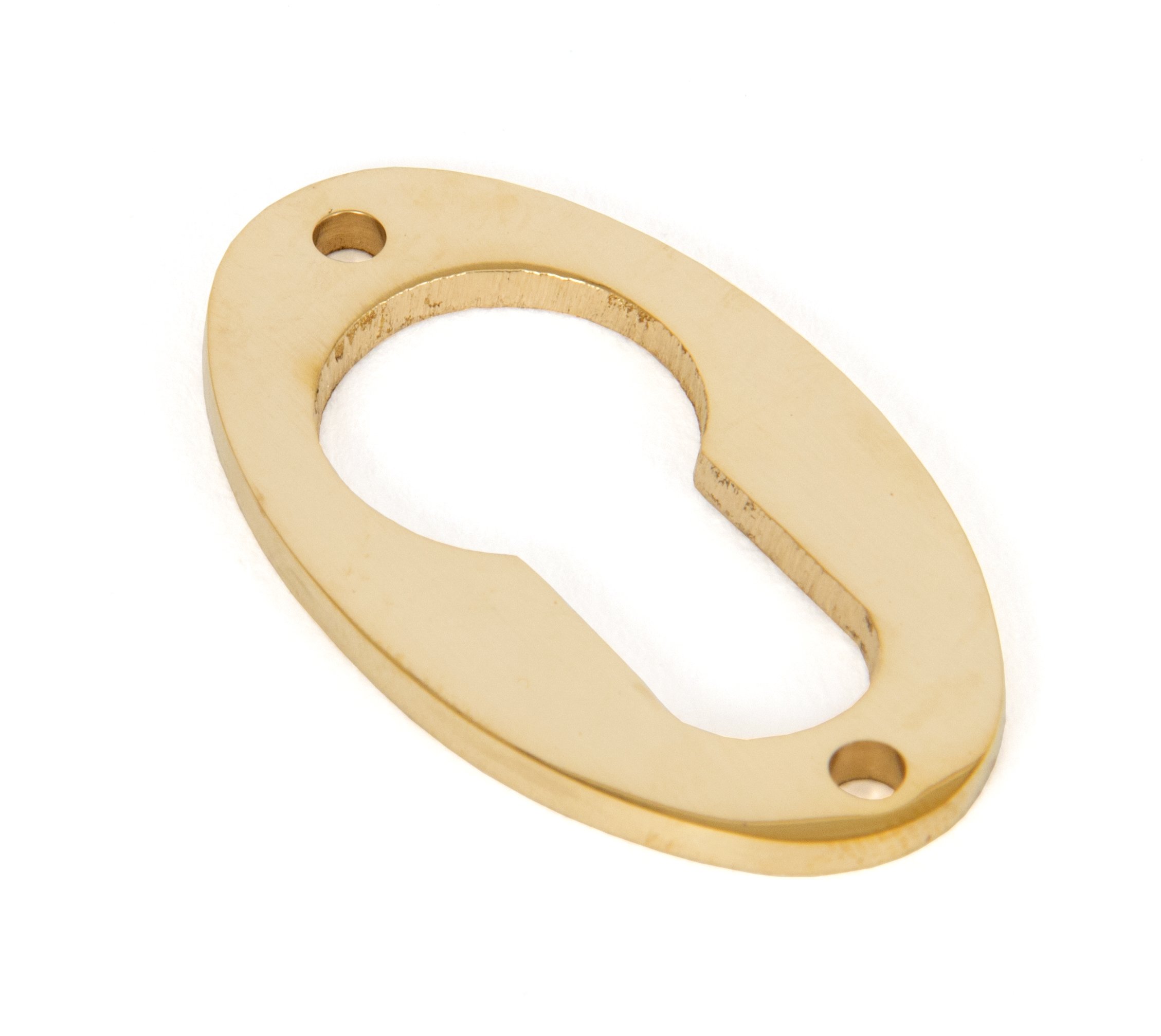 From the Anvil 83815 Oval Euro Escutcheon-Polished Brass