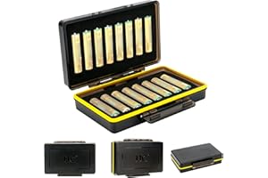 16 Slots AAA Battery Case, Shockproof & Water-Resistant Battery Storage Box Holder Organizer for 16 x AAA Battery, PC Shell E