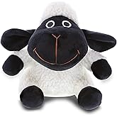 DolliBu Black Nose Sheep Stuffed Animal Plush Toy, Kids and Adults Fluffy Plush Sheep Gifts, Cute Stuffed Animals, Super Soft Toys for Girls and Boys - 6 Inch