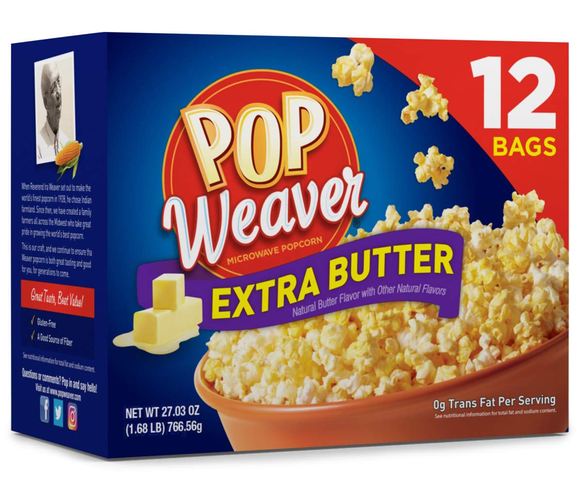 Pop Weaver Extra Butter 12 bags