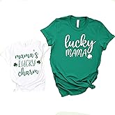 Mommy and Me Shirts, St. Patrick's Day Shirts, Matching Mommy and Boy Outfit, Mama and Baby, Mother and Daughter Shamrock Lucky Shirt, Baby Boy, Baby Girl St Patricks Outfit