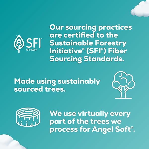 ANGEL SOFT TOILET PAPER WITH FRESH LAVENDER SCENTED TUBE, 8 MEGA ROLLS = 32 REGULAR ROLLS, SOFT AND STRONG TOILET TISSUE