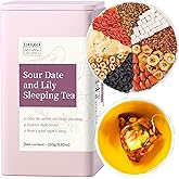 DOZO Lemon Sour Jujube Kernel Poria Cocos Sleep Tea 250g/30bag Seed Lily Poria 酸枣仁百合助眠茶