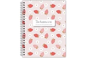 Livre de naissance Français pour Souvenirs - Journal pour première année Mémoire - Livre de bébé avec Illustrations de Qualit