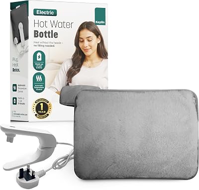 KEPLIN Rechargeable Electric Hot Water Bottle Grey