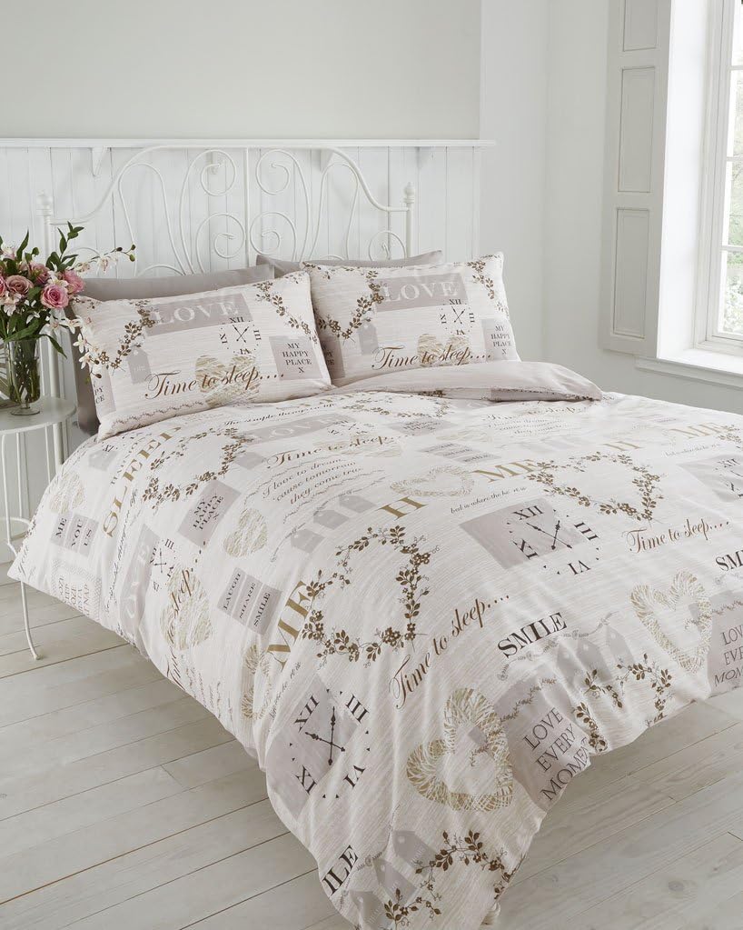 Vintage Heart Traditional Home Duvet Cover Bed Sets (King) Amazon.co.uk Kitchen & Home