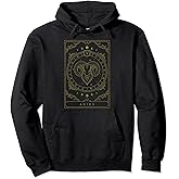 Vintage Aries Birthday Present Zodiac Sign Aries Pullover Hoodie