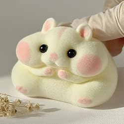 Handmade Taba Squishy Hamster Toy, Cute Squishy