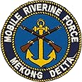 United States Military Mobile Riverine Force MRF Mekong Delta Vietnam Patch, with Iron-On Adhesive
