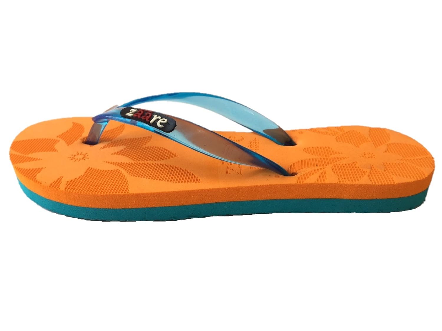 zaare women flip-flops & monsoon slipper - laser flower