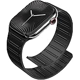 EVIE BAND Magnetic Watch band Compatible with Apple Watch for Men Women 44mm 45mm 46mm 49mm 42mm 41mm 40mm 38mm, Silicone Sport Strong Strap for iWatch Series 11 Ultra 3 Ultra 2 Se 10 9 8 7 6 5 4 1