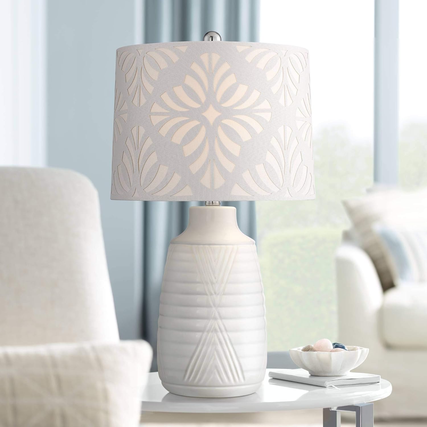 Best ceramic white table lamp