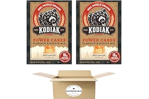 SUPREME BOX Kodiak Protein-Packed Flapjack & Waffle Mix Buttermilk - 20oz - Pack of 2 (40 oz in total)