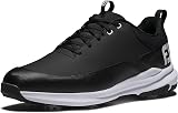 FootJoy FJ Tour Rival Golf Shoes Black White 7 UK Medium