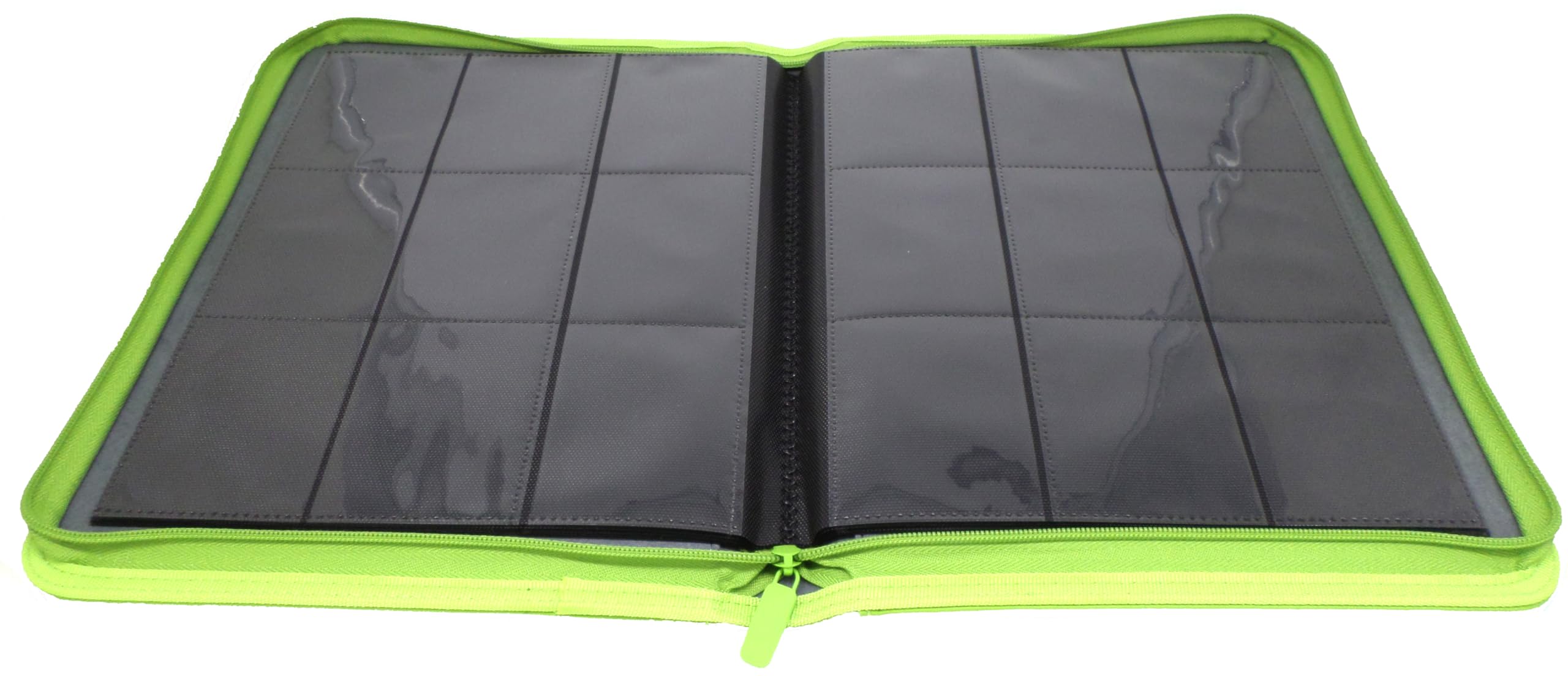 docsmagic.de Premium Pro-Player 9-Pocket Zip-Album Light Green - 360 Card Binder - MTG - PKM - YGO