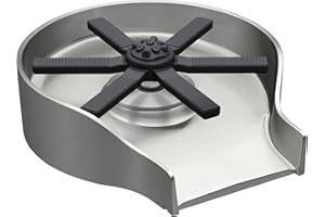 KRAUS CleanMate Glass Rinser for Kitchen Sink in Spot-Free Stainless Steel Color Finish, KGR-500SFS