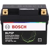 BOSCH BLP5P Premium Lithium PowerSport Battery - Group 5, 12V, 260A | Fast Charging and 4X Longer Life - Ideal for Motorcycles, ATV/UTVs, Scooters, Jet Skis + More; 4.45"L x 2.72"W x 3.35"H