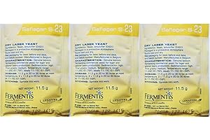 FERMENTIS 3 Packs Saflager S-23 Dry Beer Yeast (3 X 11.5 Gram Packets)