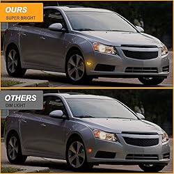 R&F Auto Smoked LED Amber Front Bumper Marker Light