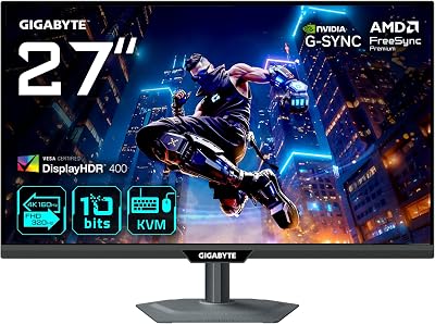 Gigabyte M27UP 27in 4K UHD Gaming Monitor Dual Mode 4K 160Hz FHD 320Hz