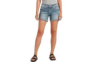 Silver Jeans Co. Womens Boyfriend Mid Rise Short