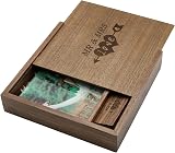 LXSINO 64GB Walnut Wood USB 3.0 Flash Drive Mr & Mrs Box Wedding Photo Gift view 5