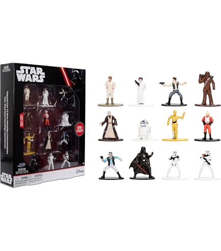 Set 6 Action Figure Star Wars Da 15 Cm – Luke, Vader, Rey, Grogu, Mandalorian E Death Trooper – Per Bambini 4+