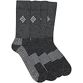 Columbia Men's 4 Pack Mositure Control Crew Socks