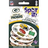 Masterpieces Kids &amp; Family Game - NFL Green Bay Packers Spot It, Football Card Game