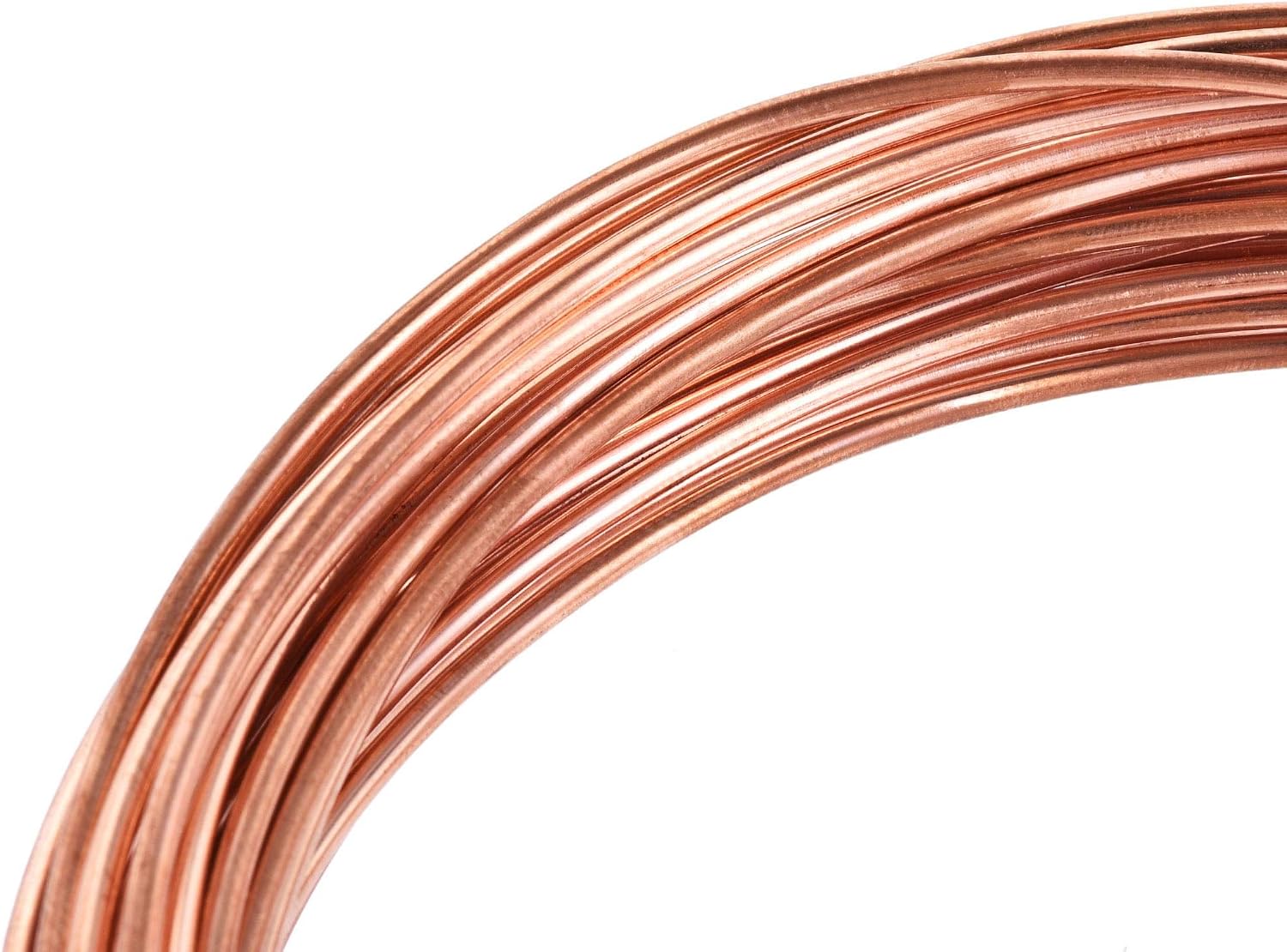 sourcing map Refrigeration Tubing 1.8mm OD x 0.8mm ID x 24.5Ft Length Copper Tubing Coil - Image 4