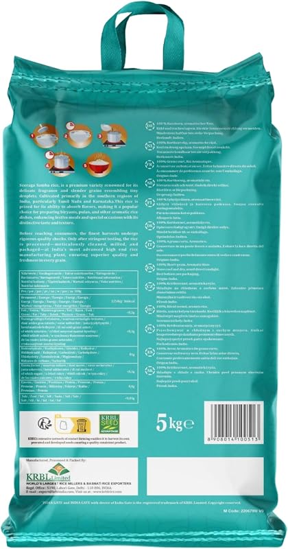 - Riso Seeraga Samba - (1 X 5 KG)