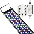 Gamalta Aquarium Light, 36W 24/7 Lighting Cycle, Sunrise/Daylight/Moonlight Mode and Custom Mode with Expandable Bracket, Adjustable Timer and 7 Color Brightness for 36~42IN