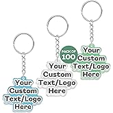 Paintechz Custom Logo Acrylic Keychains, Personalized Key Tags Bulk, Custom Shapes, Printed Keychains for Corporate Giveaways